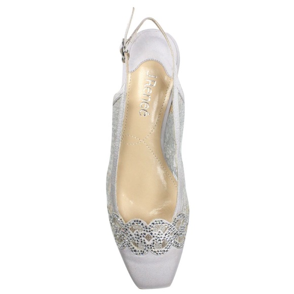 J Renee, Faleece Pump - Silver Gray - Picture 3 of 6